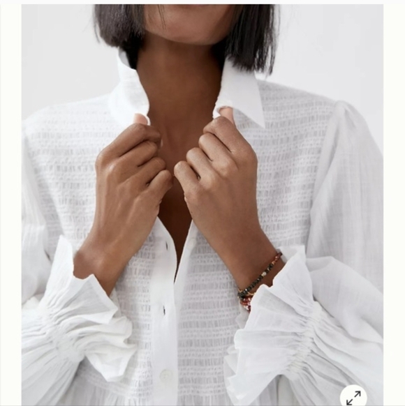 Anthropologie Vicki Smocked Tunic - Picture 8 of 13